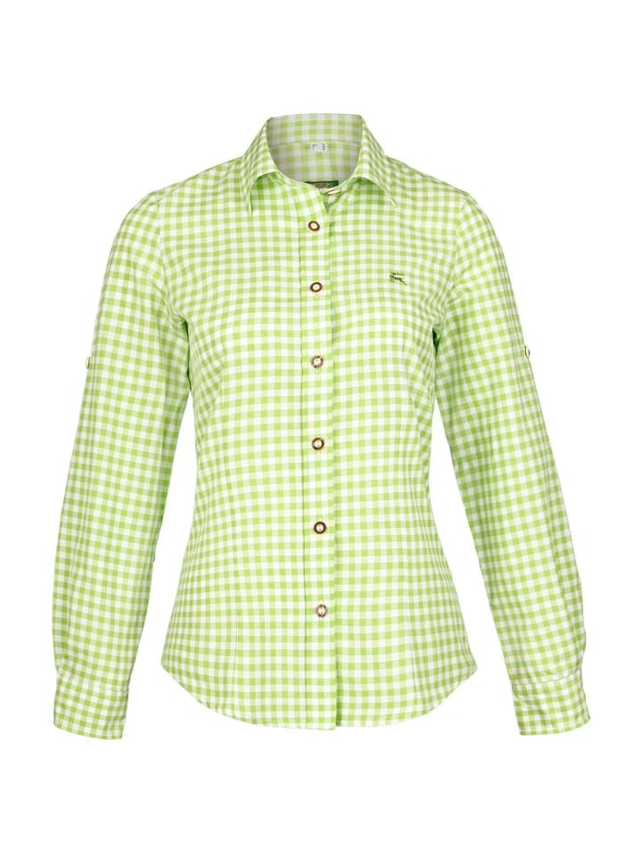 Традиционная блузка 150000-2602 светло-зеленого цвета OS-Trachten
Традиционная блузка 150000-2602 светло-зеленого цвета OS-Trachten