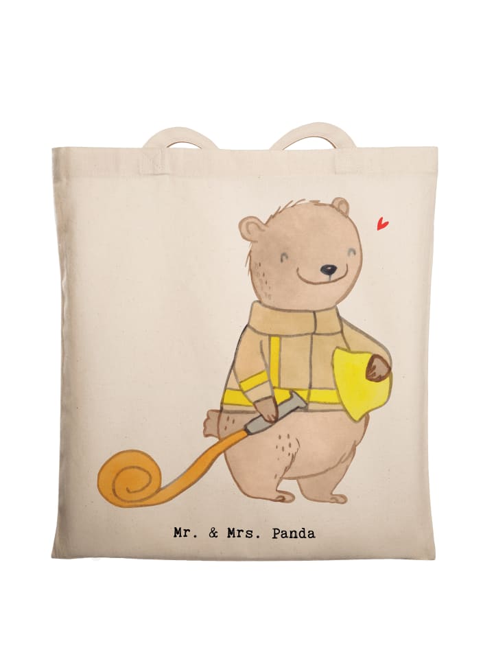 Mr. & Mrs. Panda Сумка-шоппер с изображением медведя, добровольная пожарная часть, без слогана, кремового цвета
Mr. & Mrs. Panda Сумка-шоппер с изображением медведя, добровольная пожарная часть, без слогана, кремового цвета