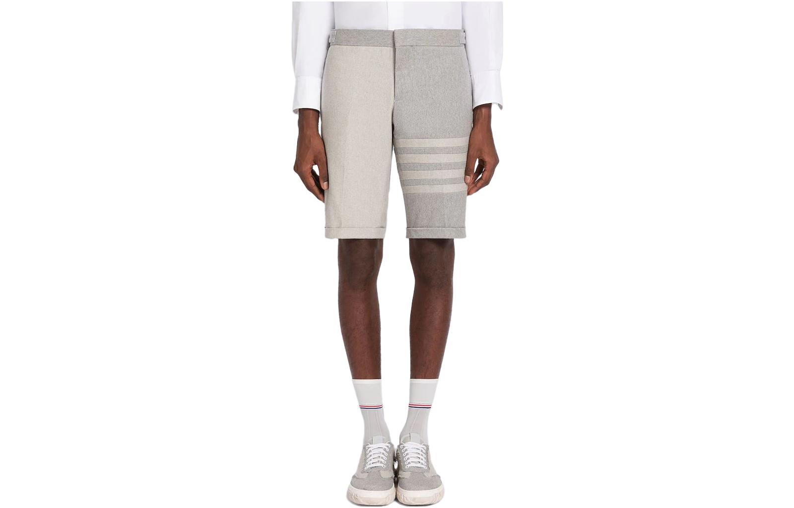 Thom Browne Мужские повседневные шорты серого цвета средней толщины
Thom Browne Мужские повседневные шорты серого цвета средней толщины