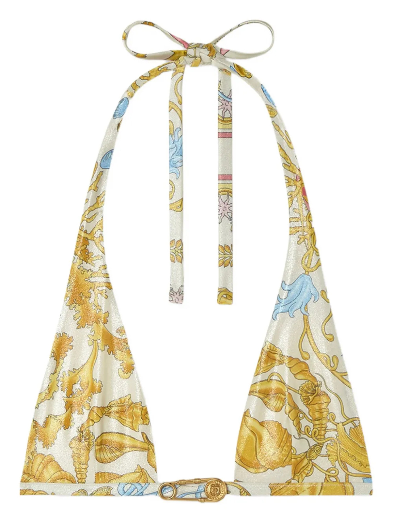 Versace топ бикини Underwater Barocco с треугольными чашками, золотой
Versace топ бикини Underwater Barocco с треугольными чашками, золотой