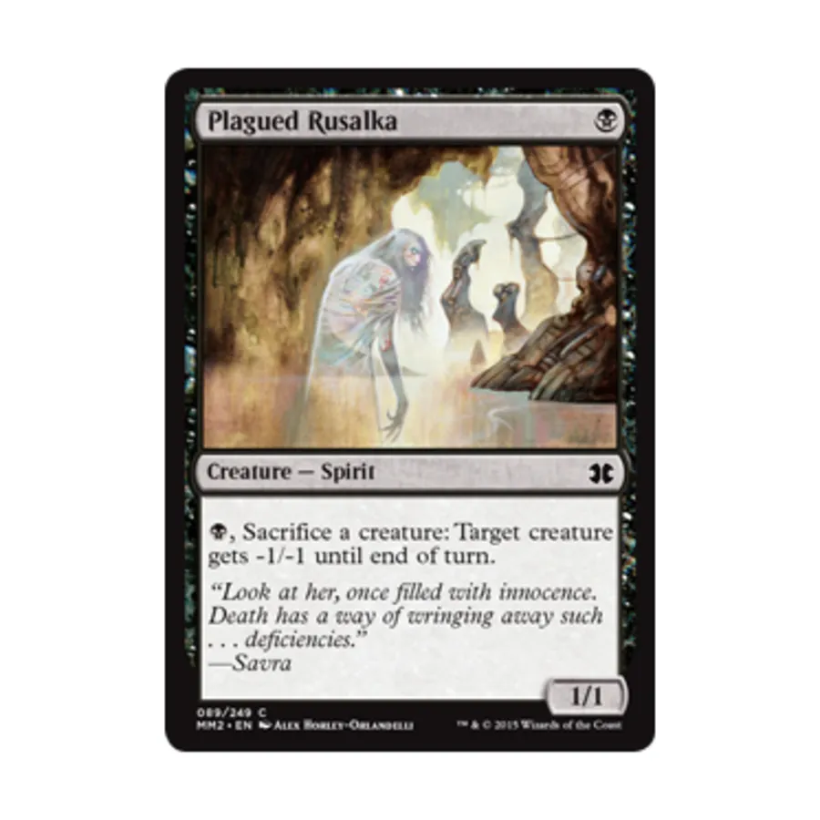 CCG Чумная Русалка (С) (Фольга), MTG - Modern Masters 2015
CCG Чумная Русалка (С) (Фольга), MTG - Modern Masters 2015