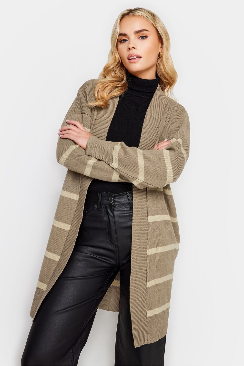 Полосатый кардиган миди Pixiegirl Petite, бежевый
Полосатый кардиган миди Pixiegirl Petite, бежевый