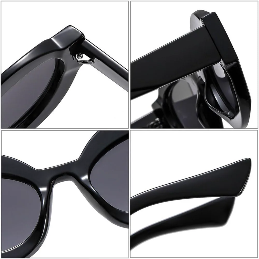 Ретро-очки овальной формы с двойным цветом, модные женские очки с прозрачным градиентом, мужские панк-очки с леопардовым принтом GHVWYX, White Black Gray
Ретро-очки овальной формы с двойным цветом, модные женские очки с прозрачным градиентом, мужские панк-очки с леопардовым принтом GHVWYX, White Black Gray