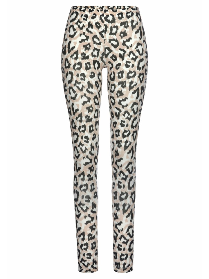 Пижамные штаны в цвете экрю-нуга-черный LASCANA
Пижамные штаны в цвете экрю-нуга-черный LASCANA