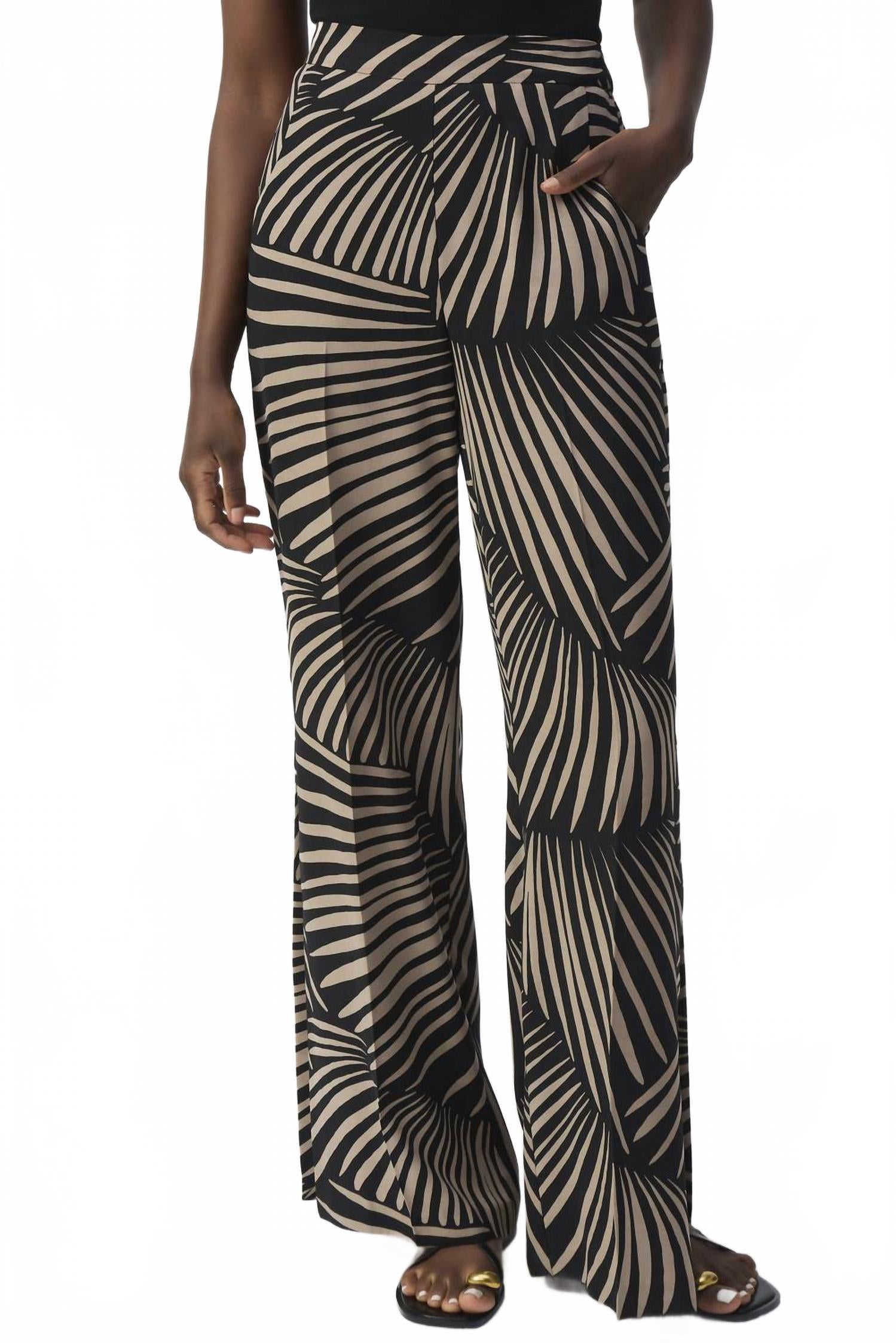 Женские брюки цвета черный/песок Joseph Ribkoff
Женские брюки цвета черный/песок Joseph Ribkoff