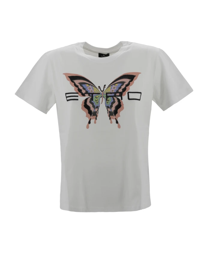 Хлопковая футболка с логотипом. Etro, белый
Хлопковая футболка с логотипом. Etro, белый