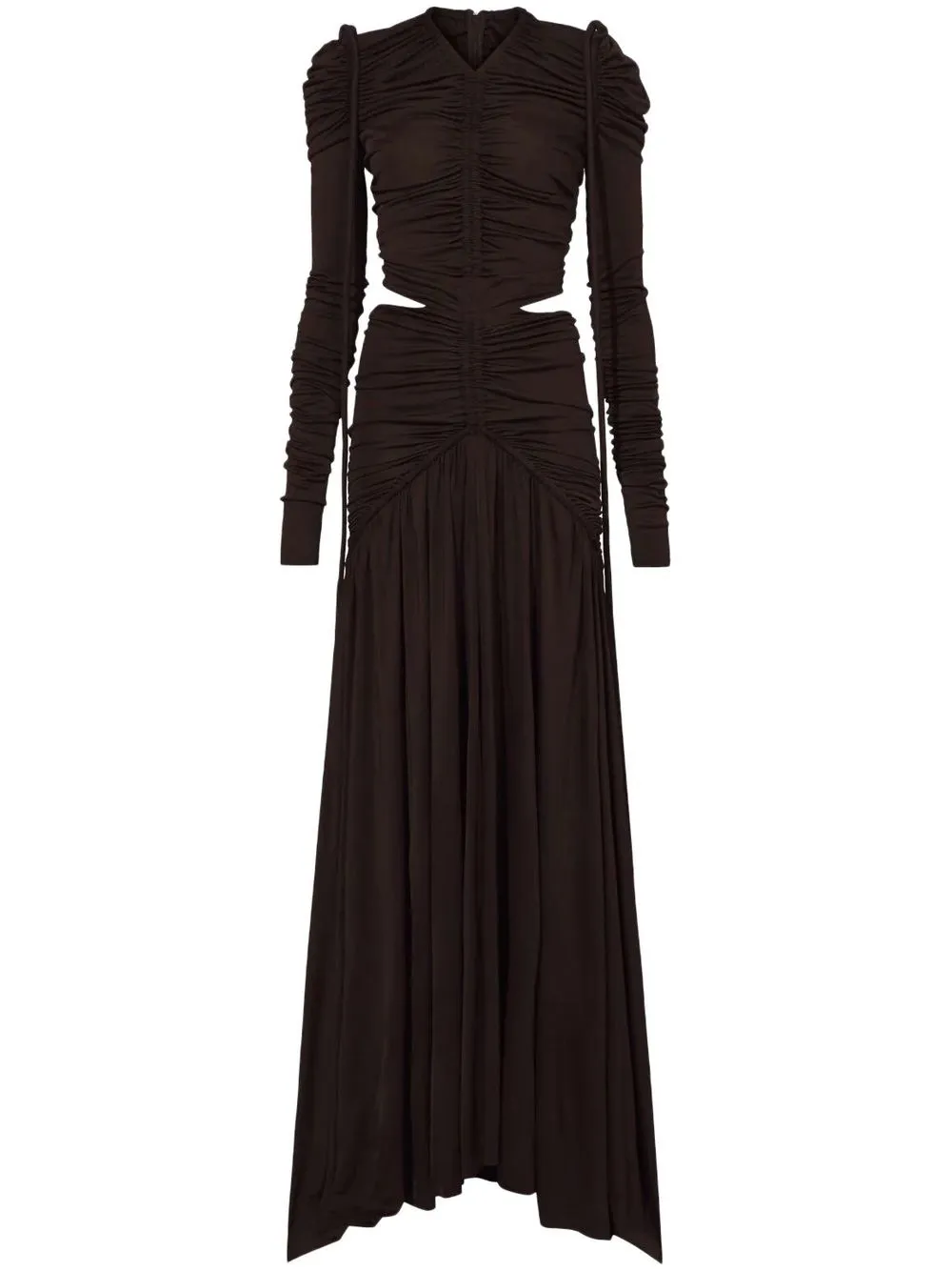 Платье с кулиской Proenza Schouler, коричневый 
Платье с кулиской Proenza Schouler, коричневый