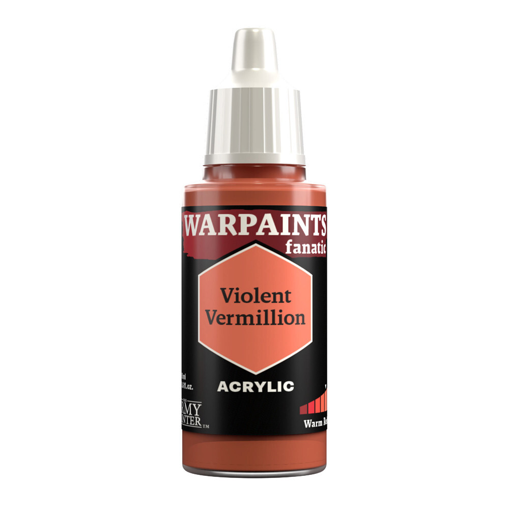 Аксессуары Army Painter Warpaints Fanatic: Violent Vermilion (18ml)
Аксессуары Army Painter Warpaints Fanatic: Violent Vermilion (18ml)