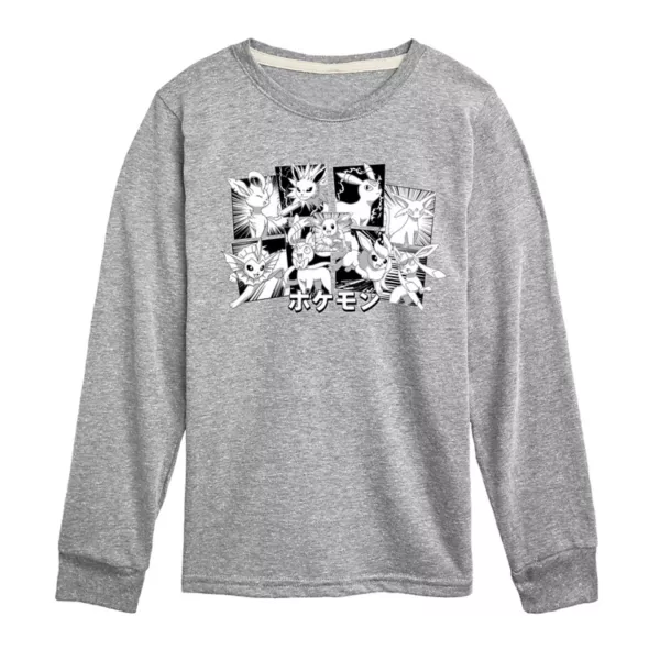 Футболка с длинным рукавом для мальчиков 8-20 лет с принтом покемонов Eeveelutions Licensed Character, серый
Футболка с длинным рукавом для мальчиков 8-20 лет с принтом покемонов Eeveelutions Licensed Character, серый