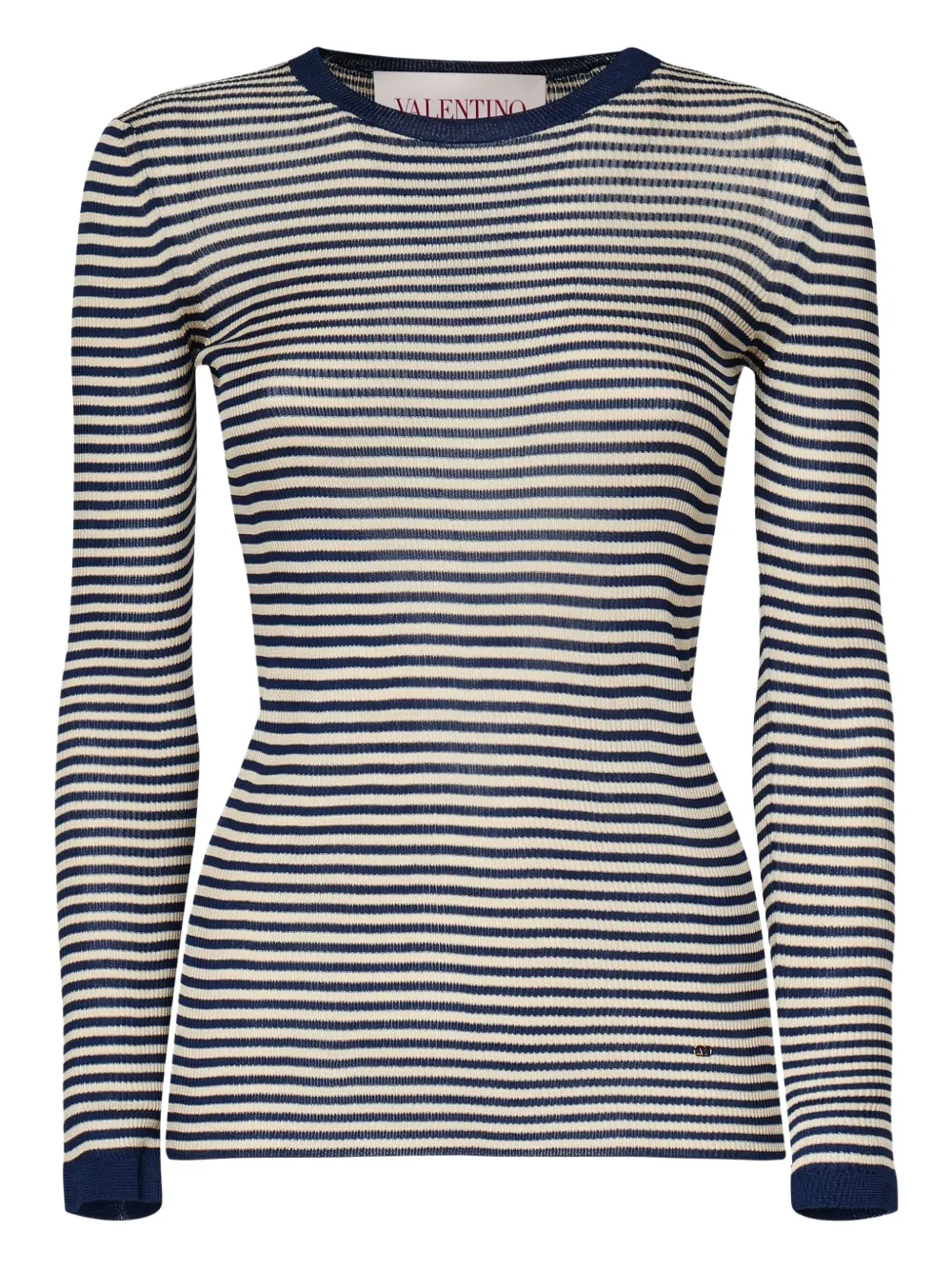 Полосатая футболка с длинными рукавами VALENTINO GARAVANI, синий
Полосатая футболка с длинными рукавами VALENTINO GARAVANI, синий