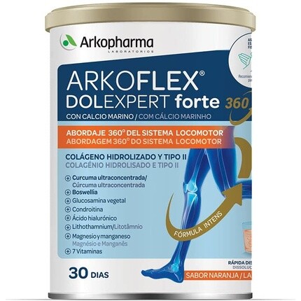Arkopharma Arkoflex Dolexpert Forte Гидролизованный коллаген 360G - поддерживает кости, хрящи, мышцы и сухожилия магнием и витаминами, Arkopharm
Arkopharma Arkoflex Dolexpert Forte Гидролизованный коллаген 360G - поддерживает кости, хрящи, мышцы и сухожилия магнием и витаминами, Arkopharm