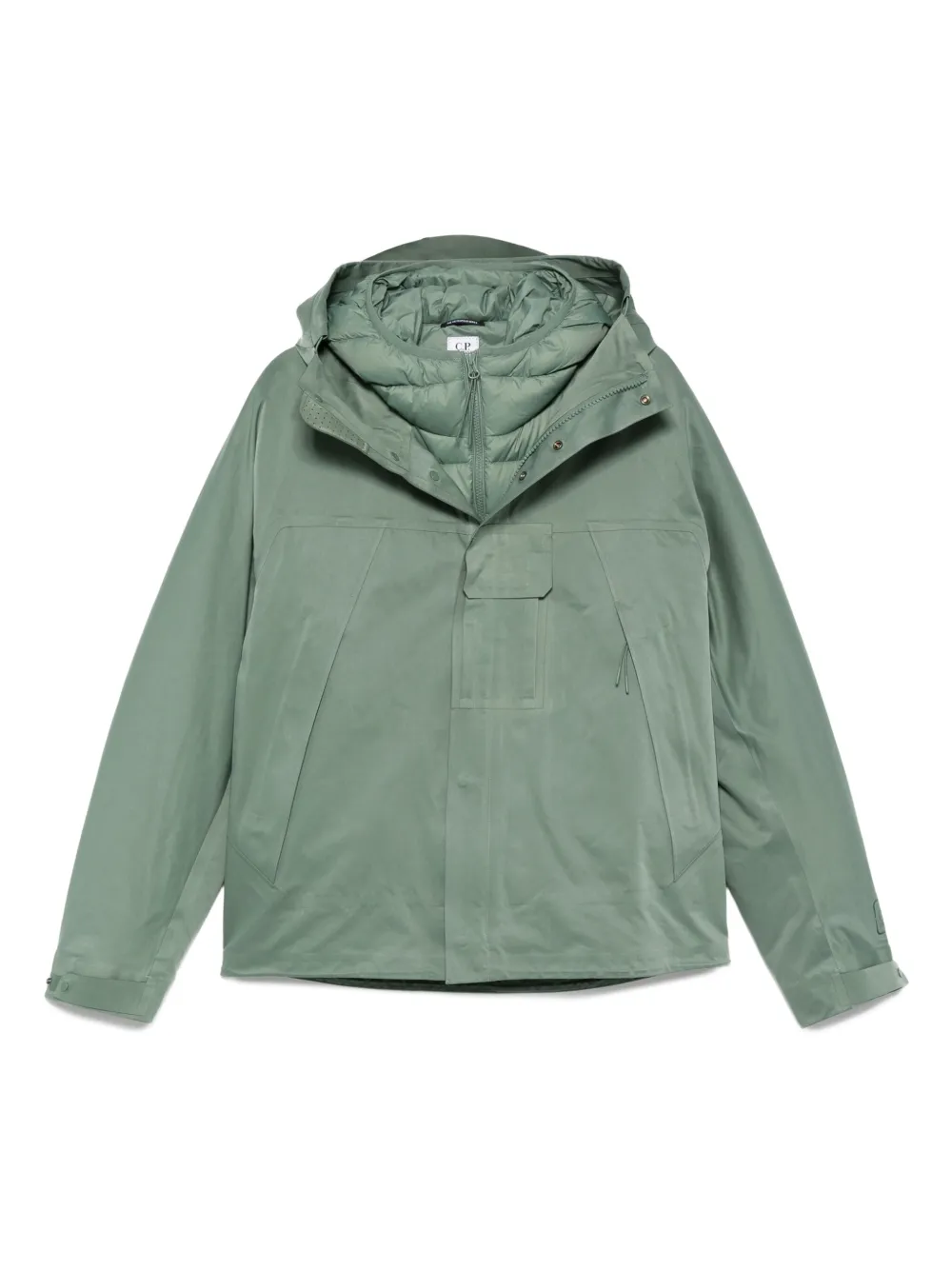 Куртка с капюшоном и съемной подстежкой C.P. Company, зеленый
Куртка с капюшоном и съемной подстежкой C.P. Company, зеленый