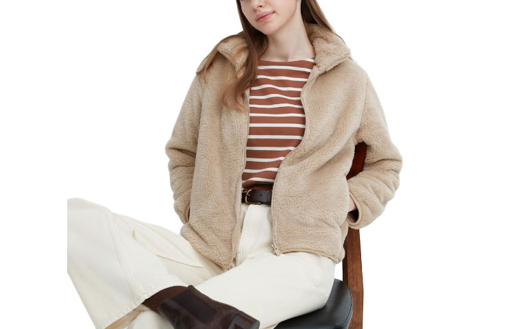 UNIQLO Женское пальто бархатной текстуры светло-бежевого цвета, Light Beige
UNIQLO Женское пальто бархатной текстуры светло-бежевого цвета, Light Beige