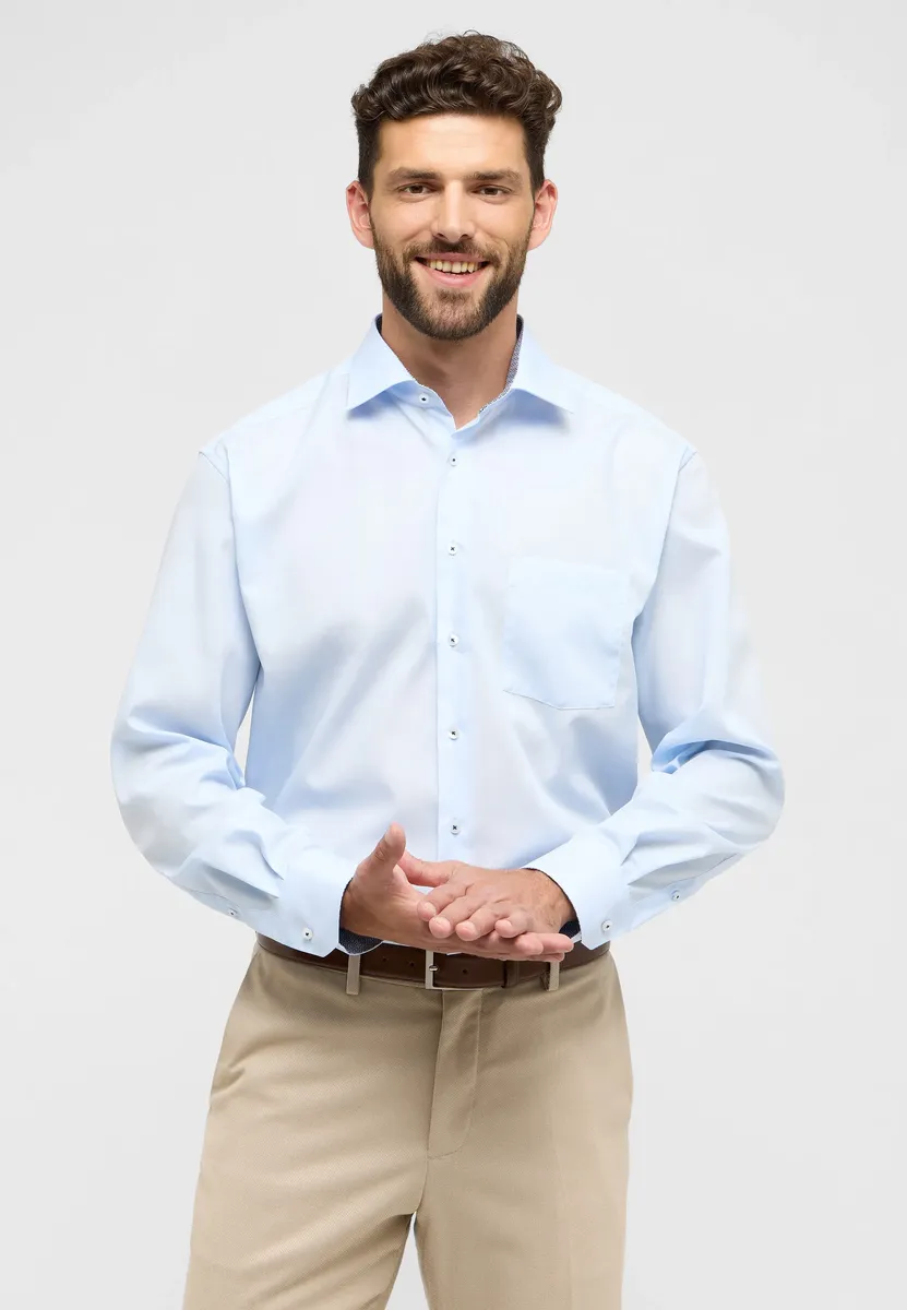 Рубашка Eterna с длинными рукавами "MODERN FIT", голубой
Рубашка Eterna с длинными рукавами "MODERN FIT", голубой
