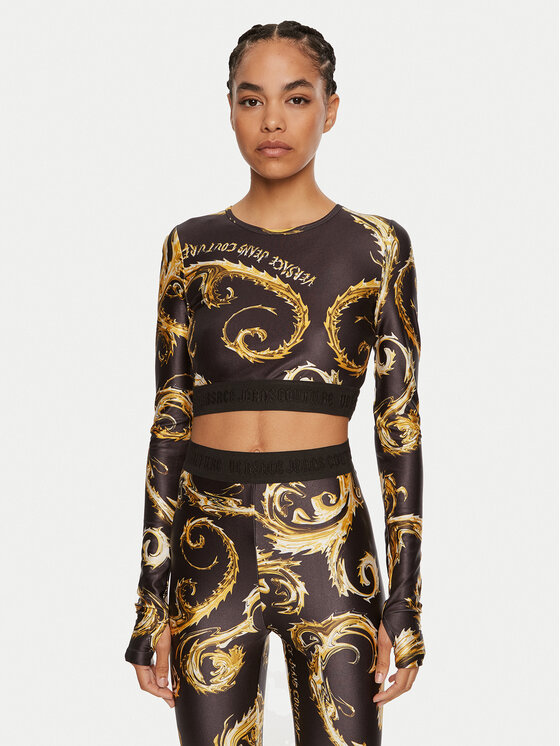 Блузка slim fit 77HAH218 JS360 Versace Jeans Couture, черный
Блузка slim fit 77HAH218 JS360 Versace Jeans Couture, черный