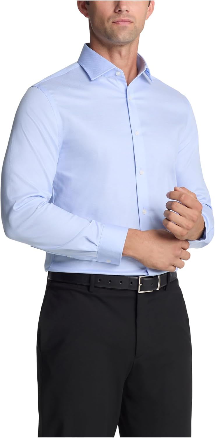 Мужская рубашка Michael Kors Comfort Stretch Slim Fit, Powder Blue
Мужская рубашка Michael Kors Comfort Stretch Slim Fit, Powder Blue