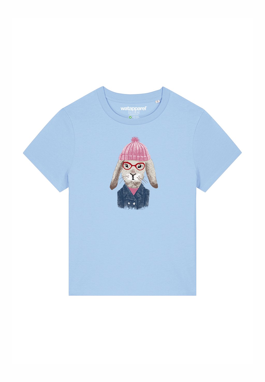Футболка с принтом watapparel, светло-голубой
Футболка с принтом watapparel, светло-голубой