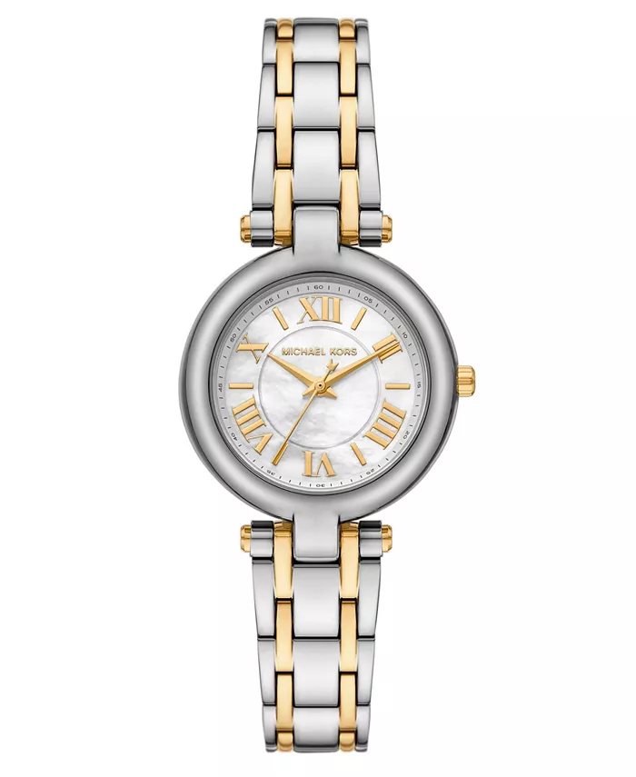 Женские часы Laney с тремя стрелками, двухцветные, из нержавеющей стали, 30 мм Michael Kors
Женские часы Laney с тремя стрелками, двухцветные, из нержавеющей стали, 30 мм Michael Kors