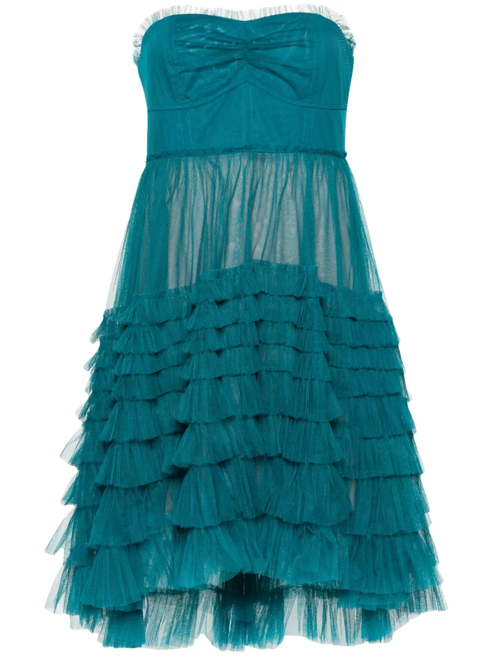 Платье мини с оборками TWINSET, зеленый
Платье мини с оборками TWINSET, зеленый