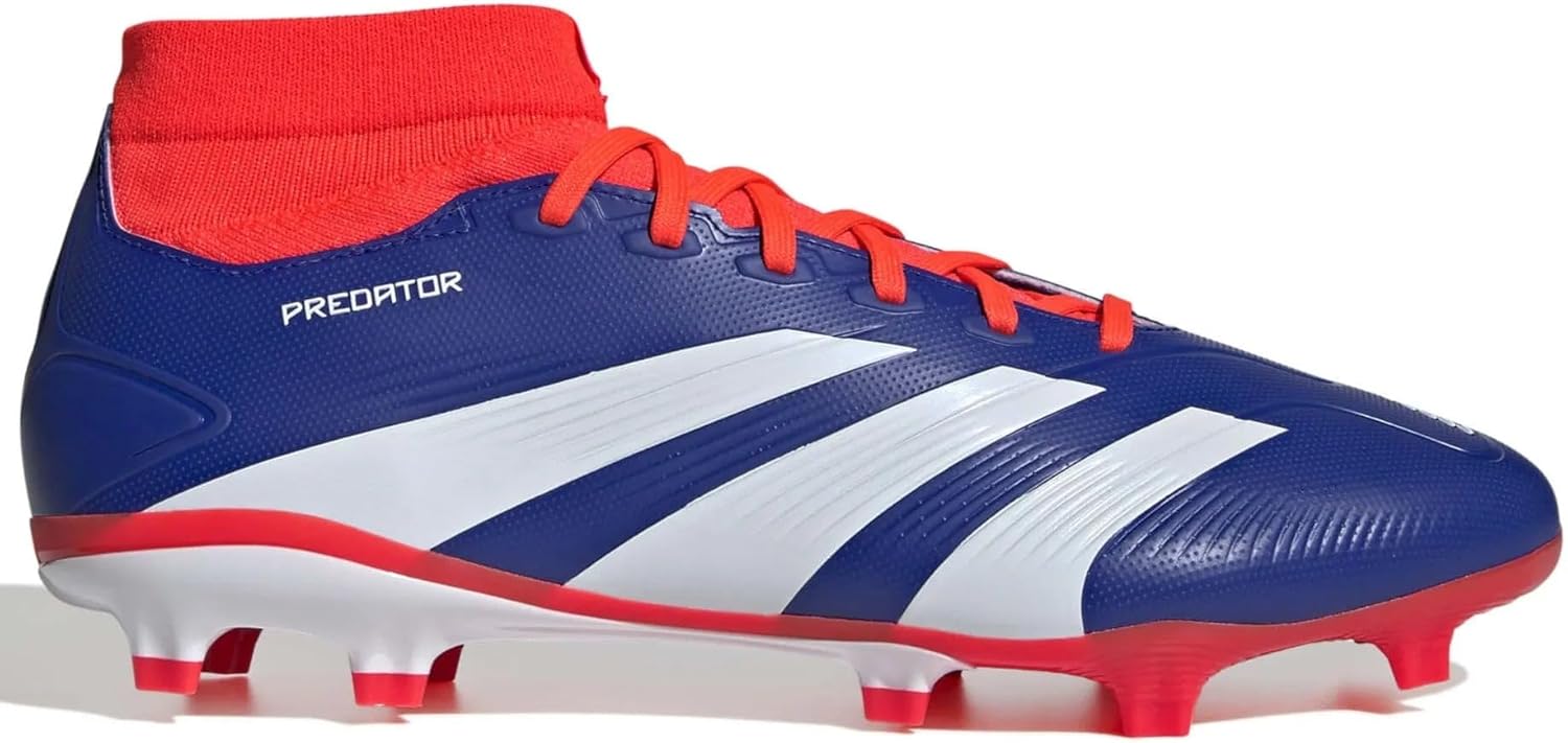 Футбольные бутсы Adidas для мужчин и женщин с носками League для твердого грунта, белый/красный/голубой
Футбольные бутсы Adidas для мужчин и женщин с носками League для твердого грунта, белый/красный/голубой