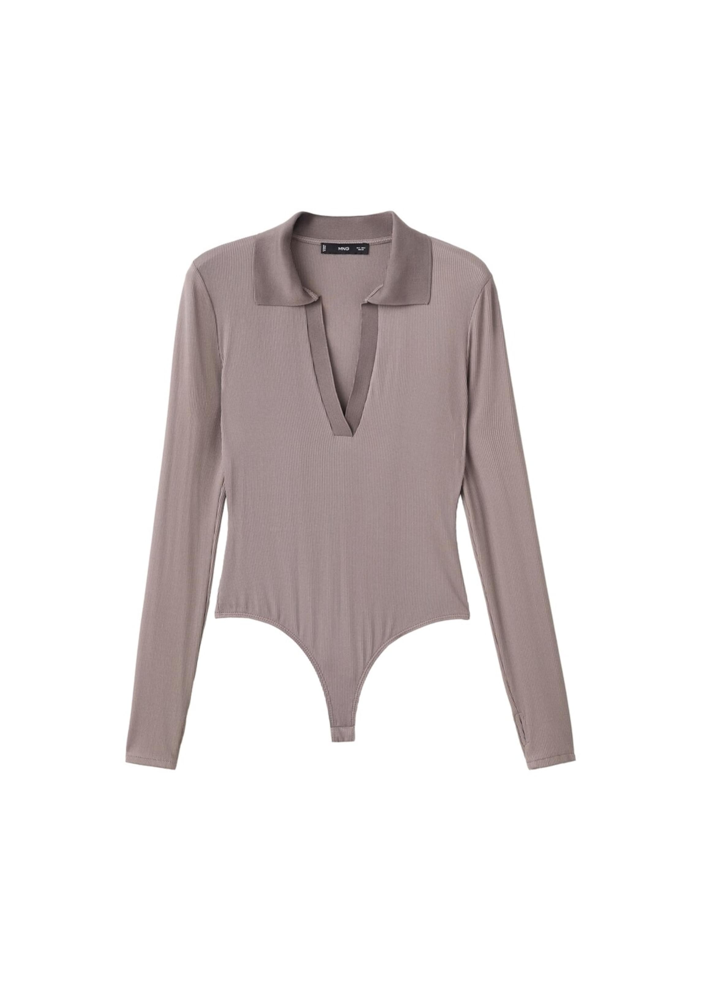 MANGO Боди-рубашка 'Poli' в цвете Chocolate
MANGO Боди-рубашка 'Poli' в цвете Chocolate