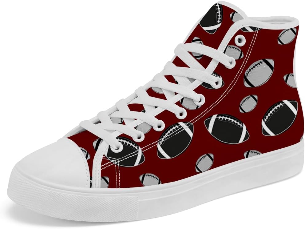 Кеды на высокой подошве с футбольным принтом chebing, тканевые, на шнуровке, повседневная обувь для женщин и мужчин, красный
Кеды на высокой подошве с футбольным принтом chebing, тканевые, на шнуровке, повседневная обувь для женщин и мужчин, красный