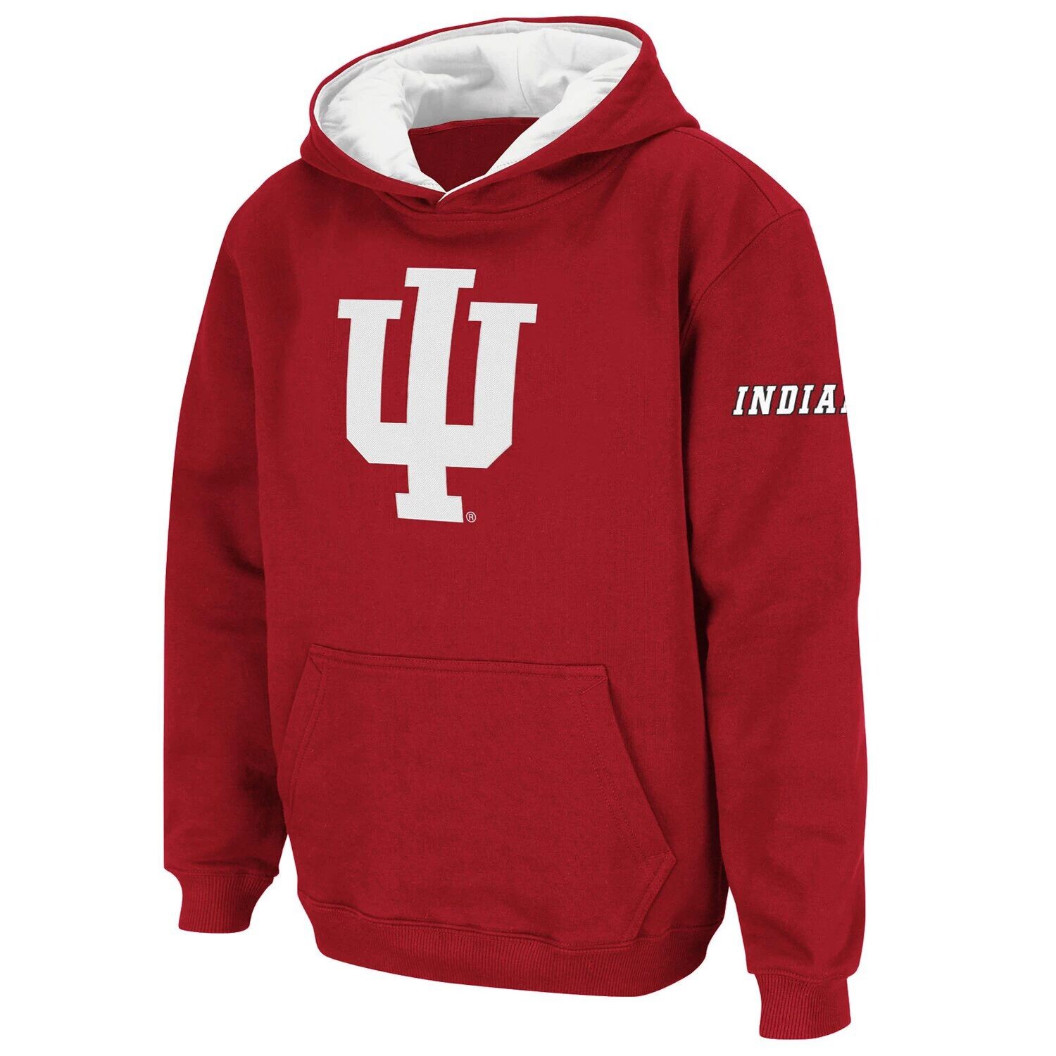 Пуловер с капюшоном и большим логотипом Youth Stadium Athletic Crimson Indiana Hoosiers Unbranded
Пуловер с капюшоном и большим логотипом Youth Stadium Athletic Crimson Indiana Hoosiers Unbranded