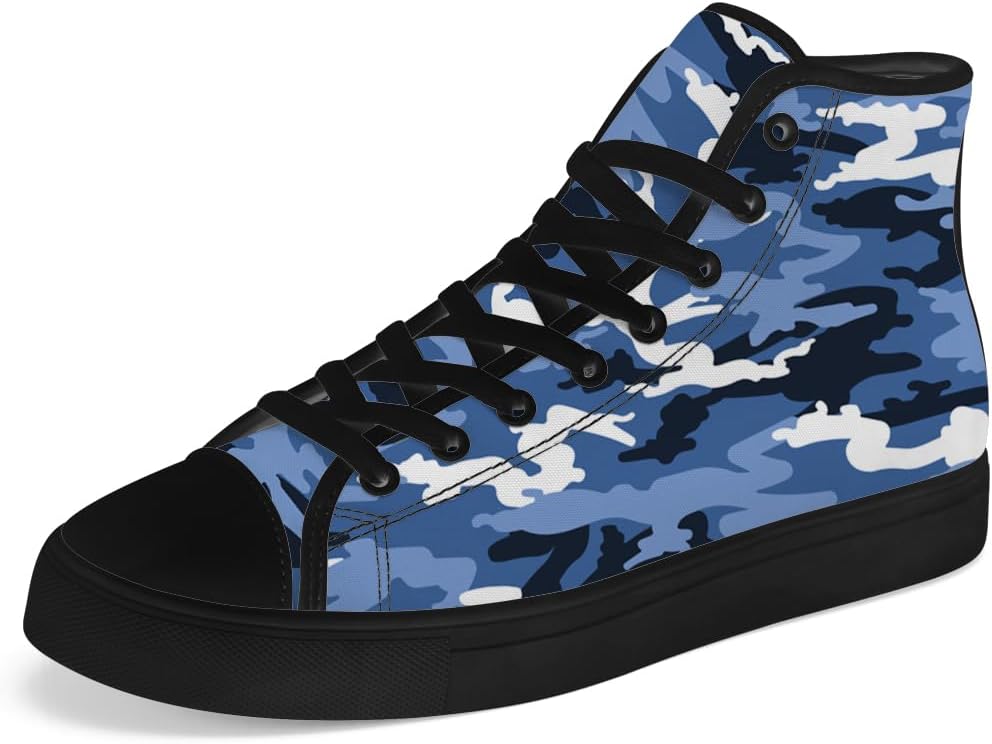 Женские и мужские высокие кеды chebing синего камуфляжного цвета на шнуровке, повседневная обувь, подарки для мужчин и женщин
Женские и мужские высокие кеды chebing синего камуфляжного цвета на шнуровке, повседневная обувь, подарки для мужчин и женщин