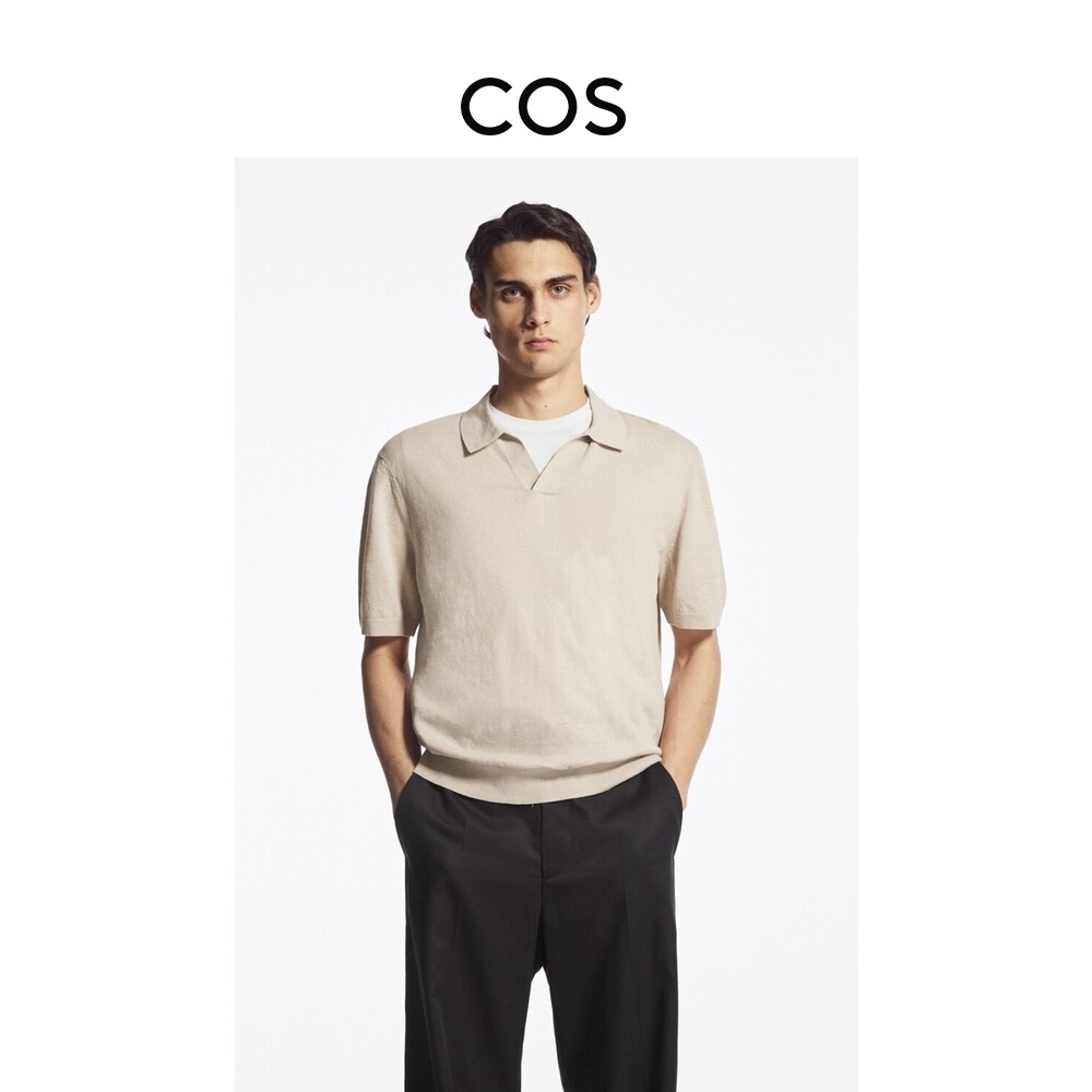 Рубашка-поло мужская Cos льняная, серый
Рубашка-поло мужская Cos льняная, серый