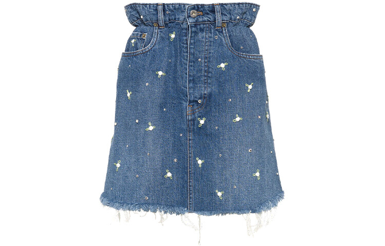 Юбка женская Miu Miu джинсовая с элементами, синий
Юбка женская Miu Miu джинсовая с элементами, синий