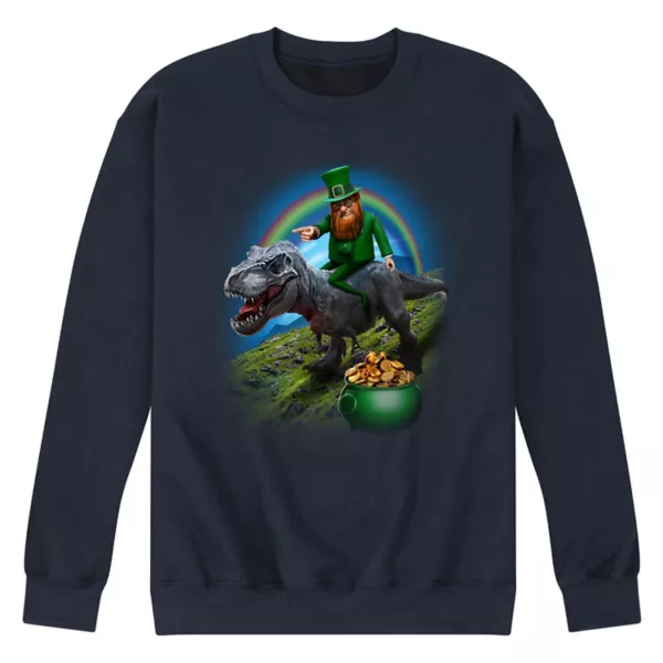 Мужская флисовая толстовка с динозавром ко Дню Святого Патрика Licensed Character, синий
Мужская флисовая толстовка с динозавром ко Дню Святого Патрика Licensed Character, синий