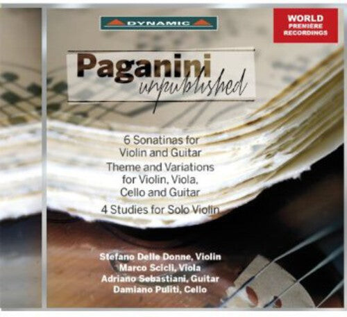 CD диск Paganini / Donne / Scicli / Sebastiani / Puliti: Paganini Unpublished
CD диск Paganini / Donne / Scicli / Sebastiani / Puliti: Paganini Unpublished