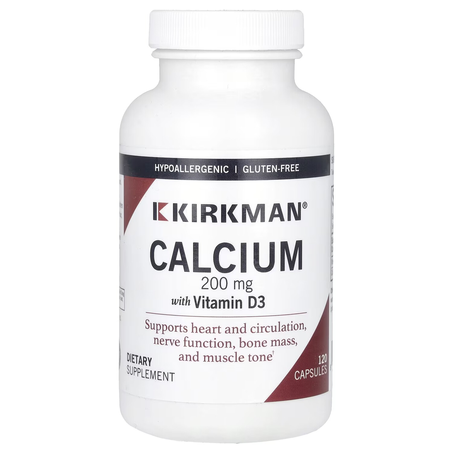 Добавка Kirkman Labs Calcium with Vitamin D3, 120 капсул
Добавка Kirkman Labs Calcium with Vitamin D3, 120 капсул
