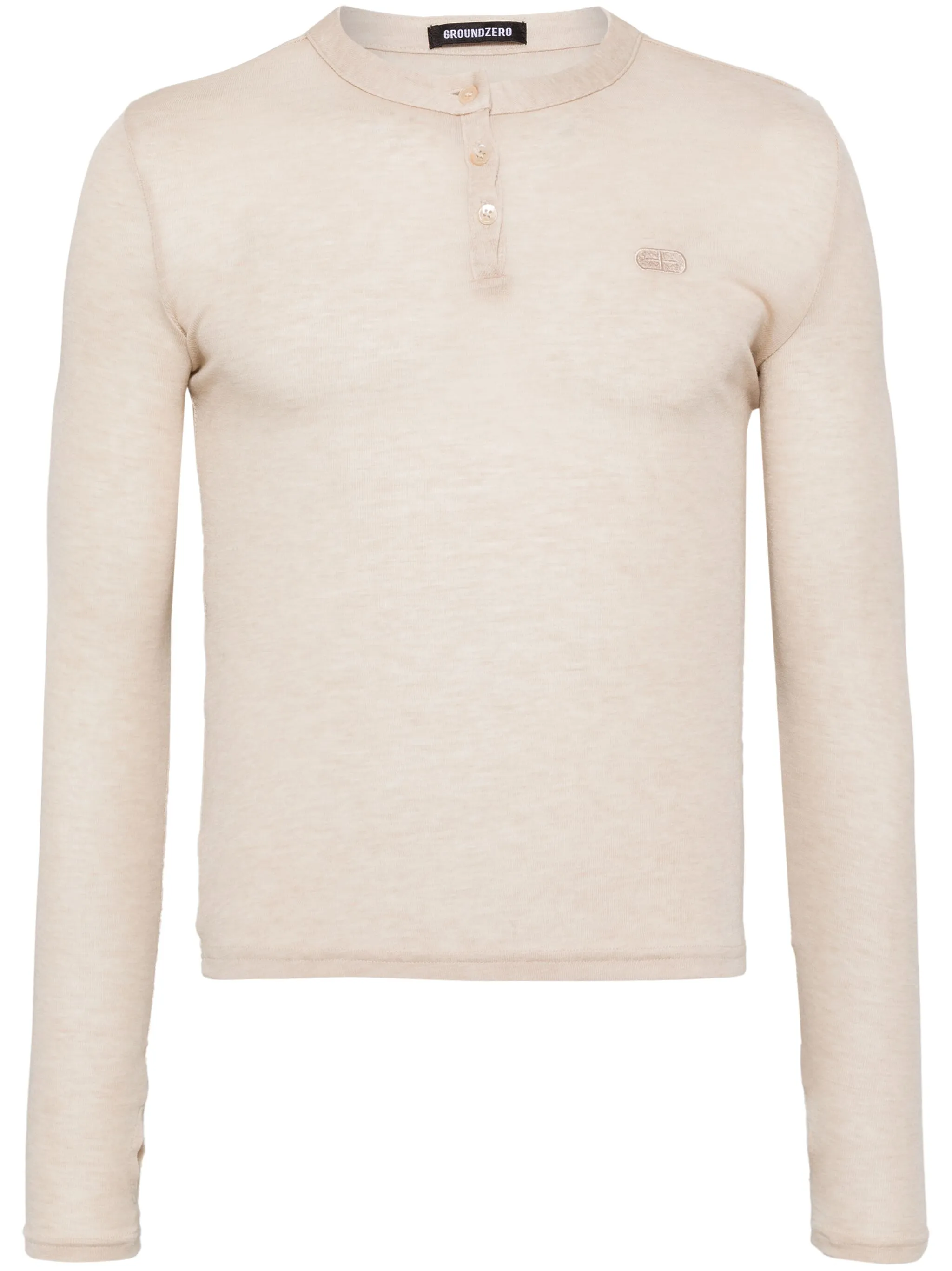 Футболка с вышитым логотипом Ground Zero, бежевый
Футболка с вышитым логотипом Ground Zero, бежевый