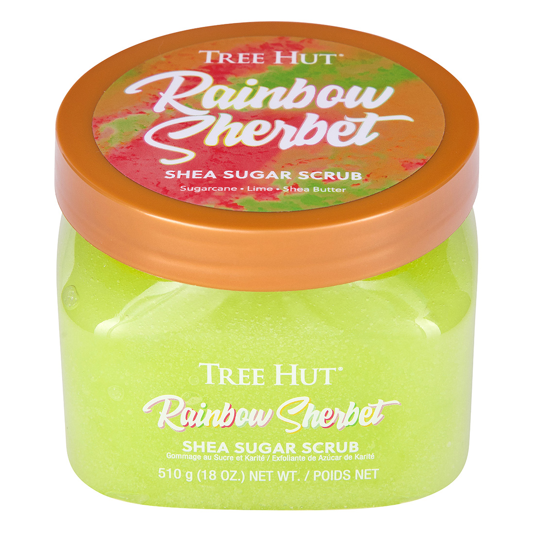 Скраб для тела с ароматом фруктов и мороженого shea sugar scrub rainbow sherbet Tree Hut, вес 510 гр.
Скраб для тела с ароматом фруктов и мороженого shea sugar scrub rainbow sherbet Tree Hut, вес 510 гр.