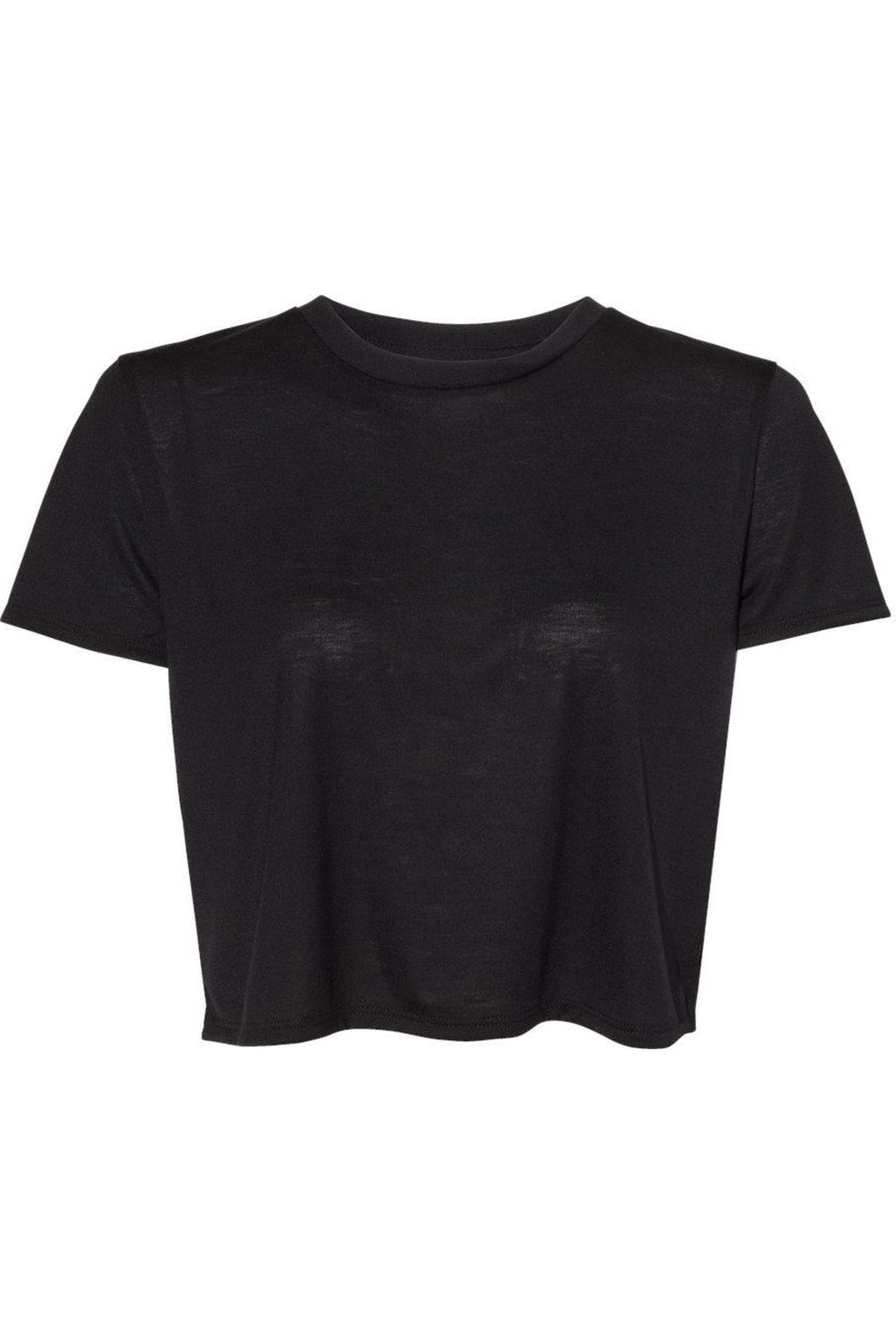 Женская струящаяся укороченная футболка BELLA + CANVAS, черный
Женская струящаяся укороченная футболка BELLA + CANVAS, черный