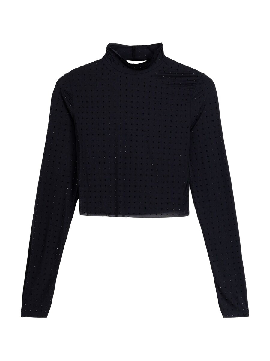 Лонгслив Bershka, черный
Лонгслив Bershka, черный