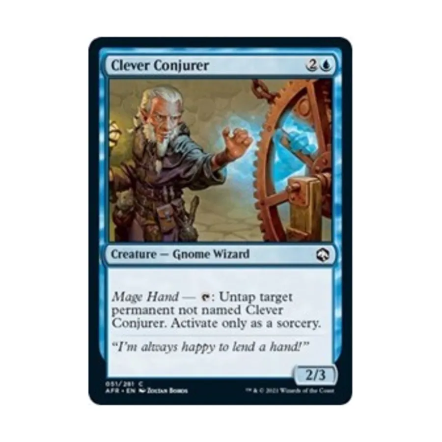 CCG Умный фокусник (К), MTG - Adventures in the Forgotten Realms
CCG Умный фокусник (К), MTG - Adventures in the Forgotten Realms