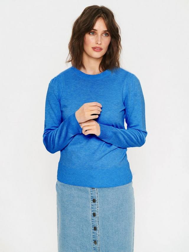 Джемпер mila с круглым вырезом Saint Tropez, синий
Джемпер mila с круглым вырезом Saint Tropez, синий