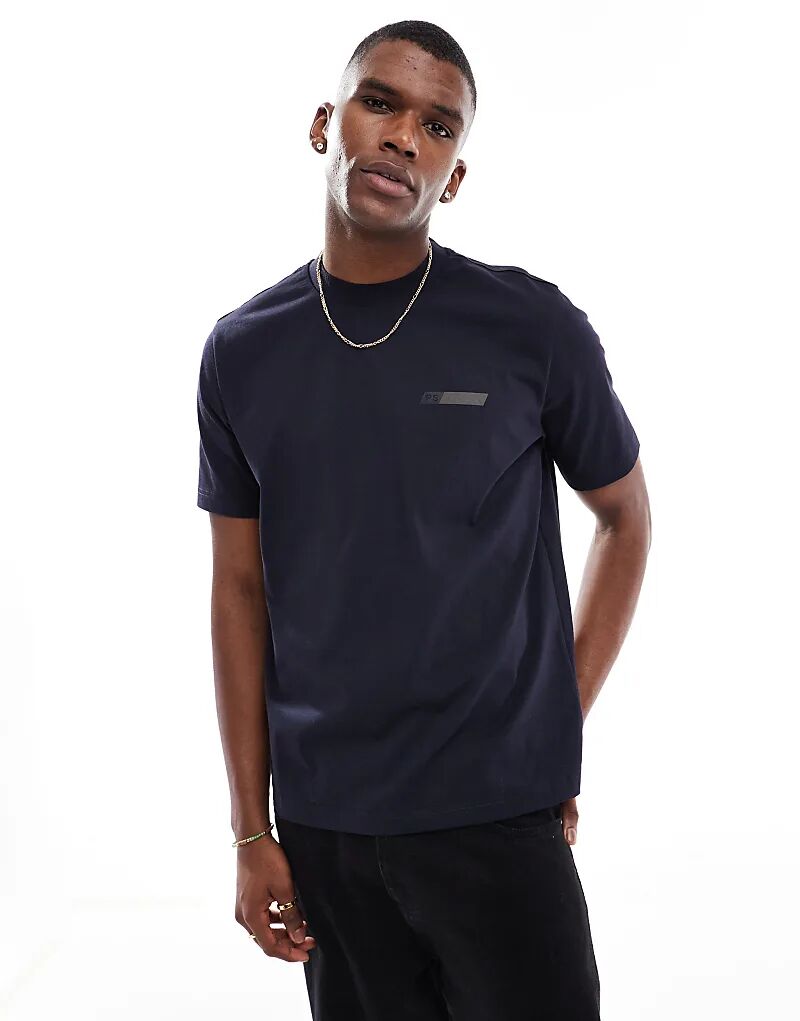 Футболка тяжелого веса с логотипом темно-синего цвета PS Paul Smith
Футболка тяжелого веса с логотипом темно-синего цвета PS Paul Smith