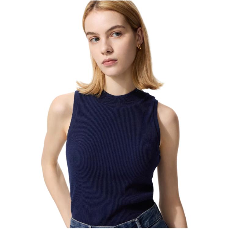 Женский топ UNIQLO, темно-синий
Женский топ UNIQLO, темно-синий