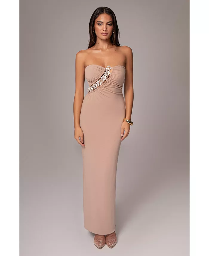 Женское платье Clarisse с одним плечом JLUXLABEL, коричневый/бежевый
Женское платье Clarisse с одним плечом JLUXLABEL, коричневый/бежевый