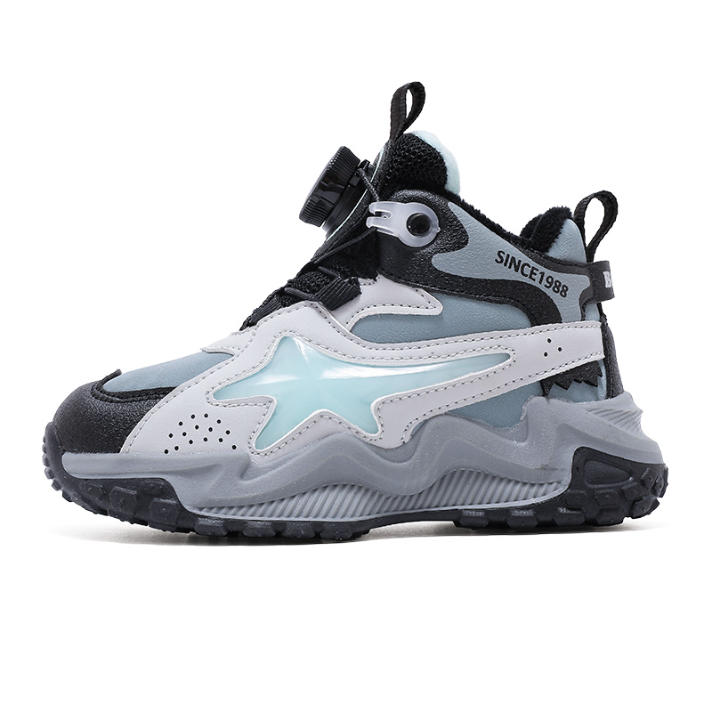 Нескользящие износостойкие высокие детские кроссовки для повседневной носки BOBDOG, черный/синий
Нескользящие износостойкие высокие детские кроссовки для повседневной носки BOBDOG, черный/синий