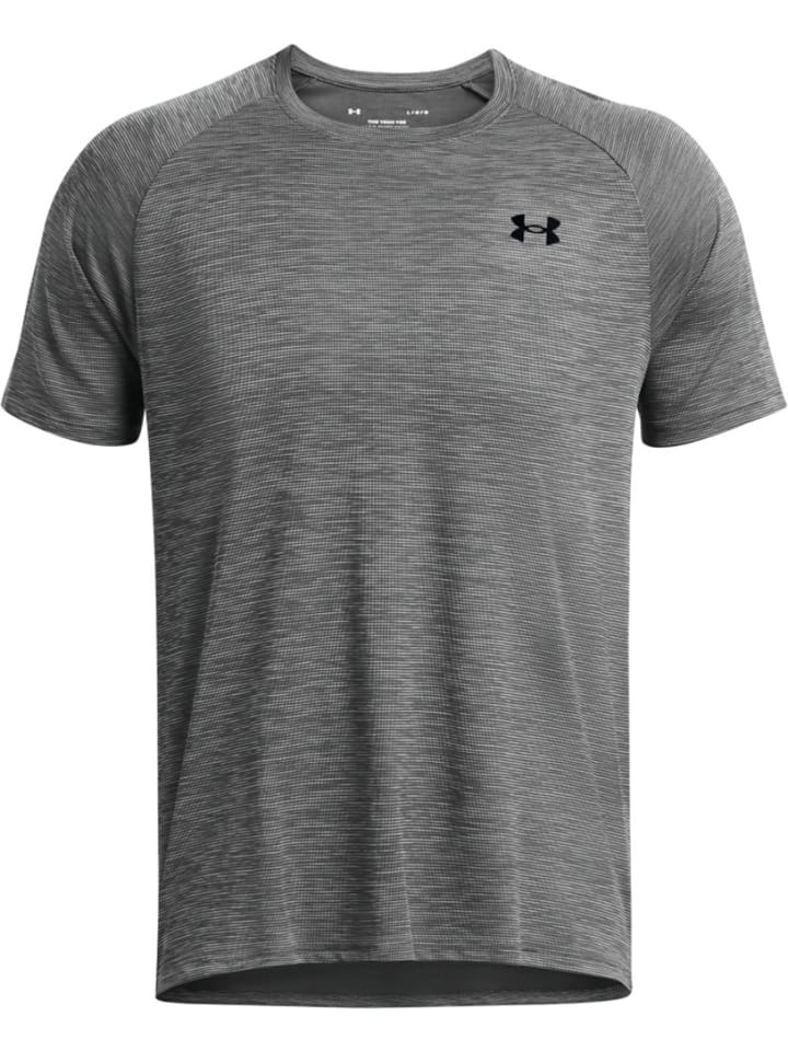 Футболка Ua Tech Textured Ss Under Armour, серый 
Футболка Ua Tech Textured Ss Under Armour, серый