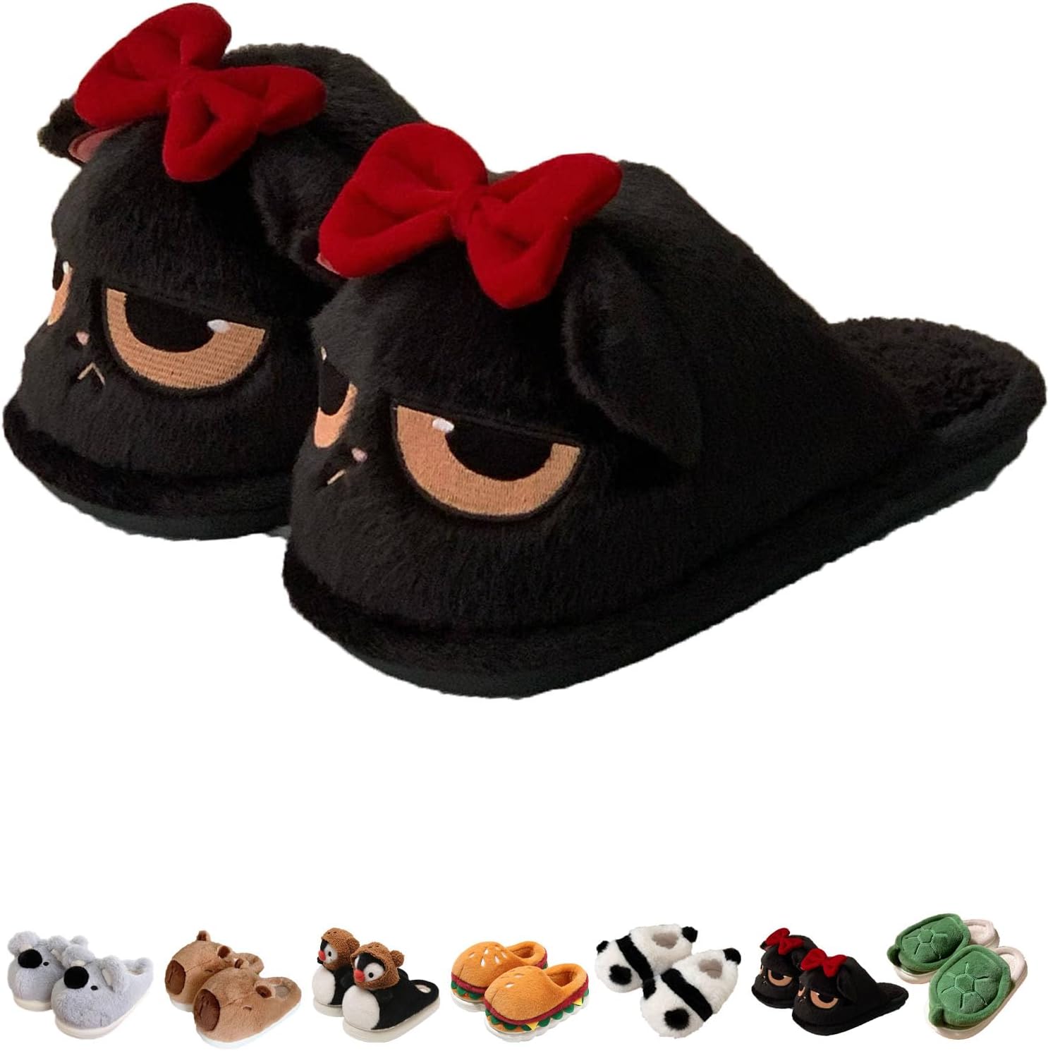 Тапочки Jfxgjuv Koala, милые плюшевые тапочки в виде животных для женщин и мужчин: носорог, енот, ленивец, пингвин, панда, кот. Мягкие тапочки с эффектом памяти, теплые и пушистые для зимы, для дома и улицы, черный
Тапочки Jfxgjuv Koala, милые плюшевые тапочки в виде животных для женщин и мужчин: носорог, енот, ленивец, пингвин, панда, кот. Мягкие тапочки с эффектом памяти, теплые и пушистые для зимы, для дома и улицы, черный