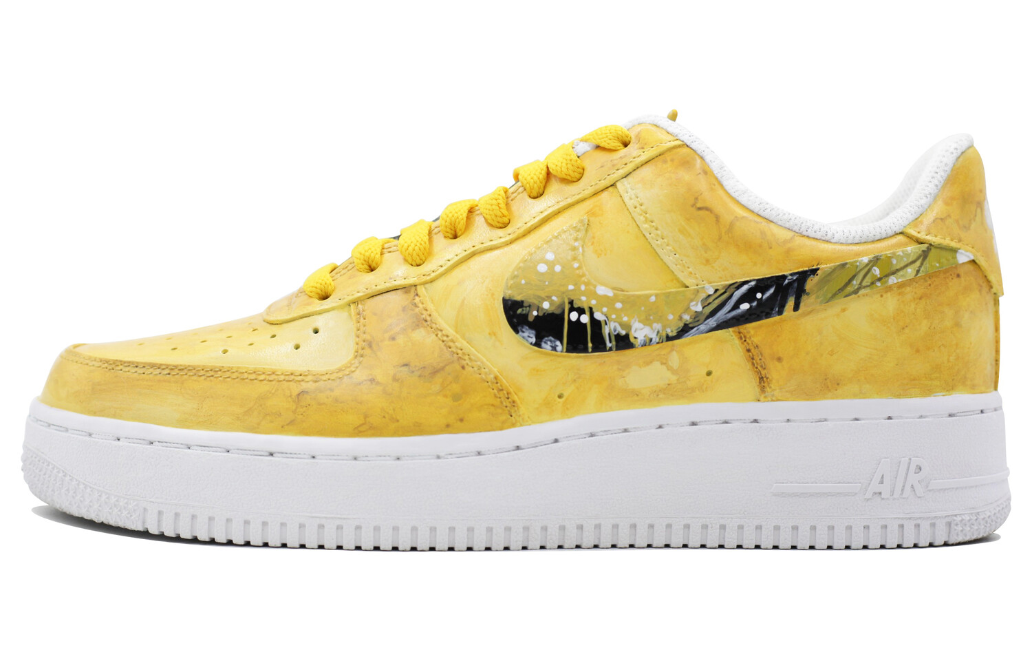 Кроссовки Nike Air Force 1 Skateboarding Shoes Men Low-top Black/Yellow, желтый
Кроссовки Nike Air Force 1 Skateboarding Shoes Men Low-top Black/Yellow, желтый