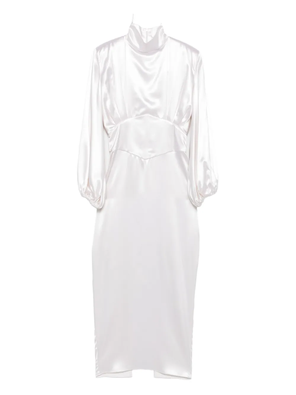 Платье миди All About Eve с высоким воротом и рукавами-буфами Vestiaire d'un Oiseau Libre, белый
Платье миди All About Eve с высоким воротом и рукавами-буфами Vestiaire d'un Oiseau Libre, белый