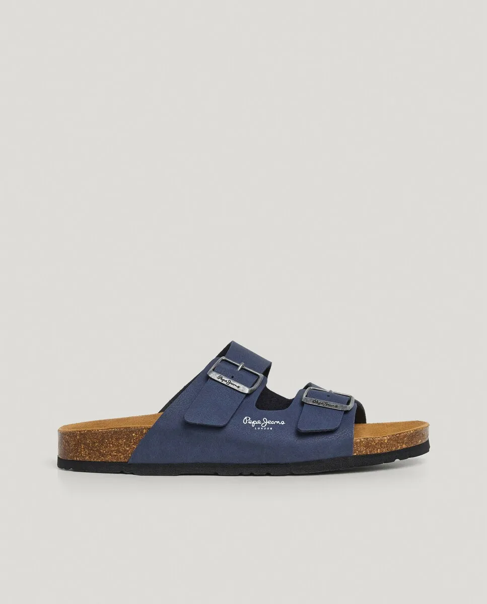 Мужские сандалии с двойной застежкой-пряжкой и пробковой стелькой Pepe Jeans, тёмно-синий
Мужские сандалии с двойной застежкой-пряжкой и пробковой стелькой Pepe Jeans, тёмно-синий