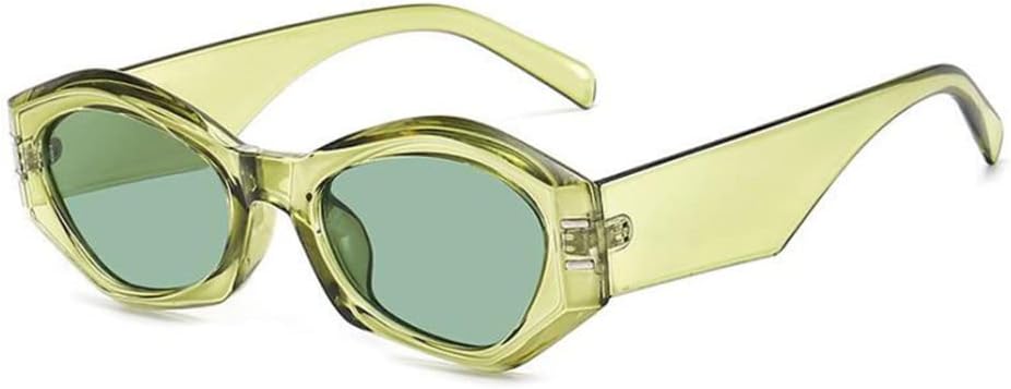 Солнцезащитные очки Polygon для женщин, винтажные, неправильной формы, желейного цвета, мужские, в маленькой оправе, с защитой от УФ-излучения UV400 generic, Clear Green Green
Солнцезащитные очки Polygon для женщин, винтажные, неправильной формы, желейного цвета, мужские, в маленькой оправе, с защитой от УФ-излучения UV400 generic, Clear Green Green