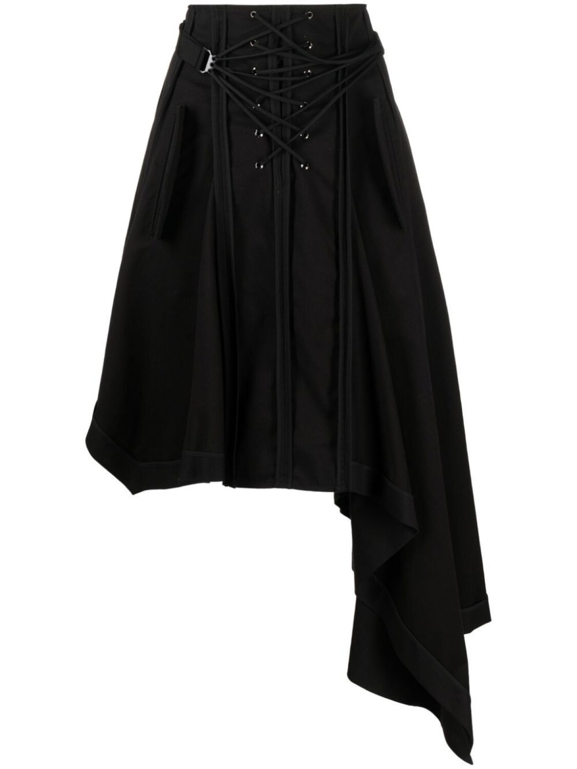 Monse юбка асимметричного кроя со шнуровкой, черный
Monse юбка асимметричного кроя со шнуровкой, черный